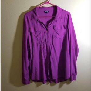 Purple Button Down Shirt